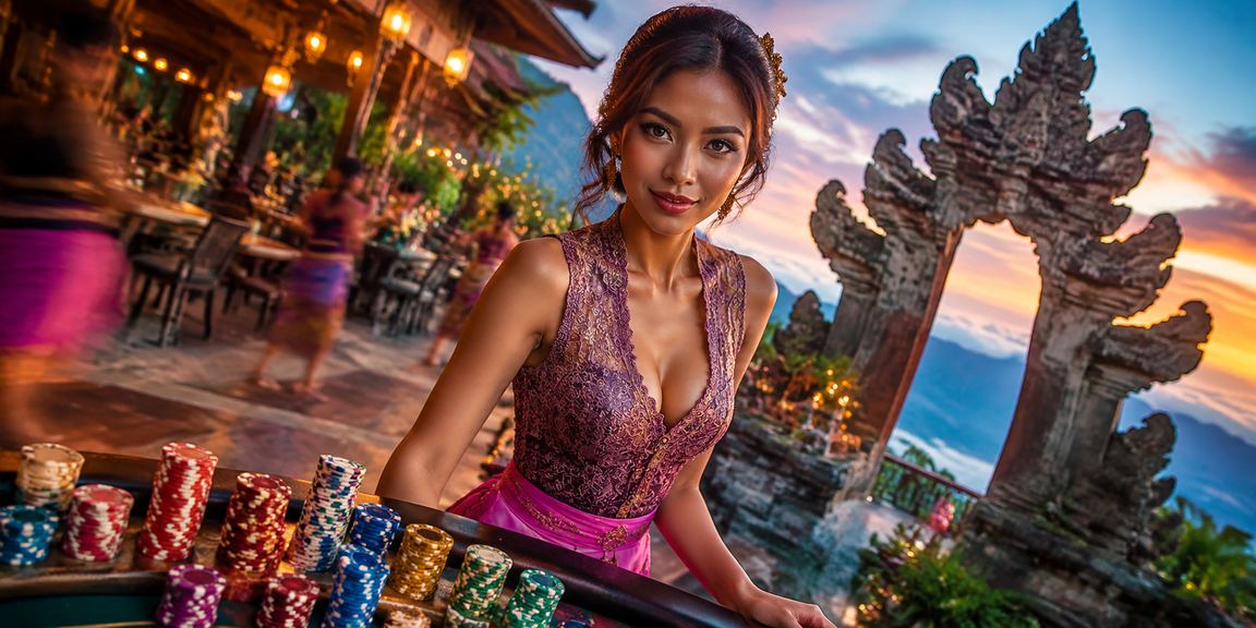 Pengguna memantau odds taruhan casino online sambil minum kopi di warung lokal